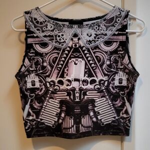 Blackmilk Steampunk Wifey Top
